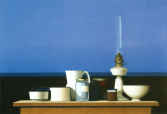 Wim Blom - Evening still life 2004 oil on Canvas 55 x 82 cm - *canvas giclee archivel reproduction print 